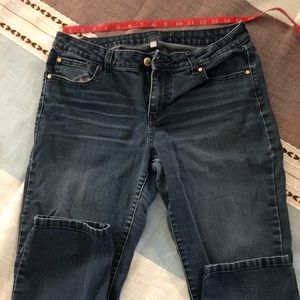 J Lo crop jeans